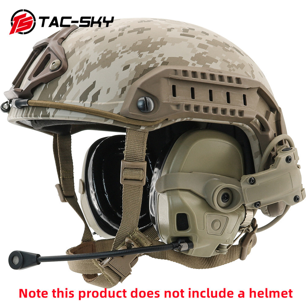 Jual TAC-SKY Tactical Helmet ARC Rail Adapter AMP Headset Comm Noise ...