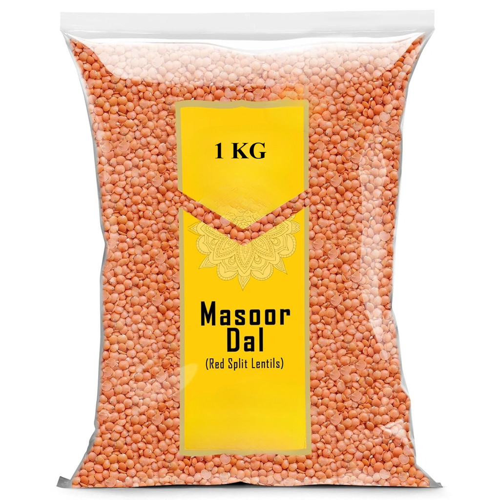 Jual Masoor Dal 1KG Kacang Merah Lentil India Merah Daal Dhal Split ...