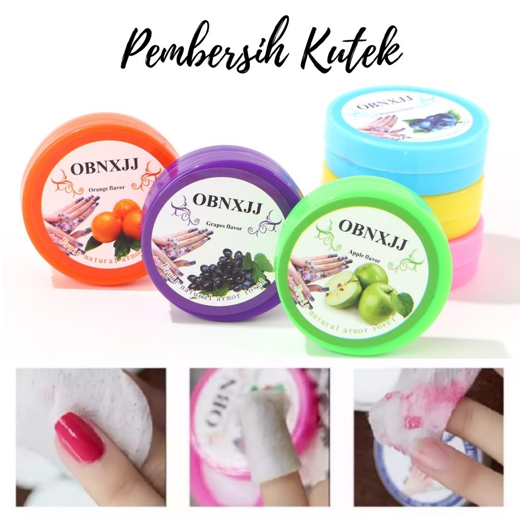 Nail Polish Remover Tissue Pembersih Kutek Aroma Buah