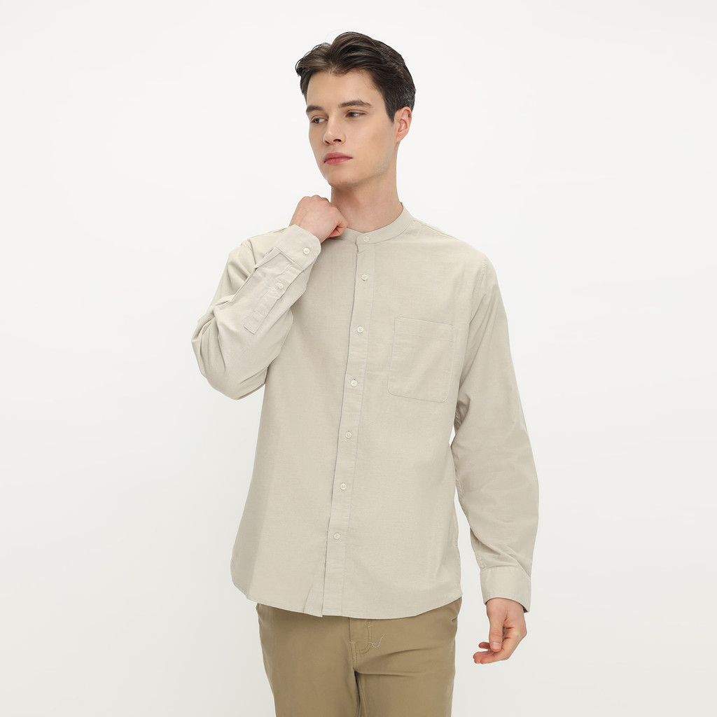 Jual Larusso Khair Collection - Kemeja Koko Rami Basic Polos Pria ...