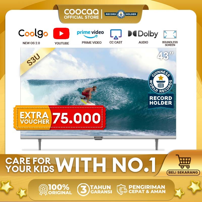 Jual COOCAA 43 inch Digital Smart TV -OS Coolita - FHD - Dolby Audio ...