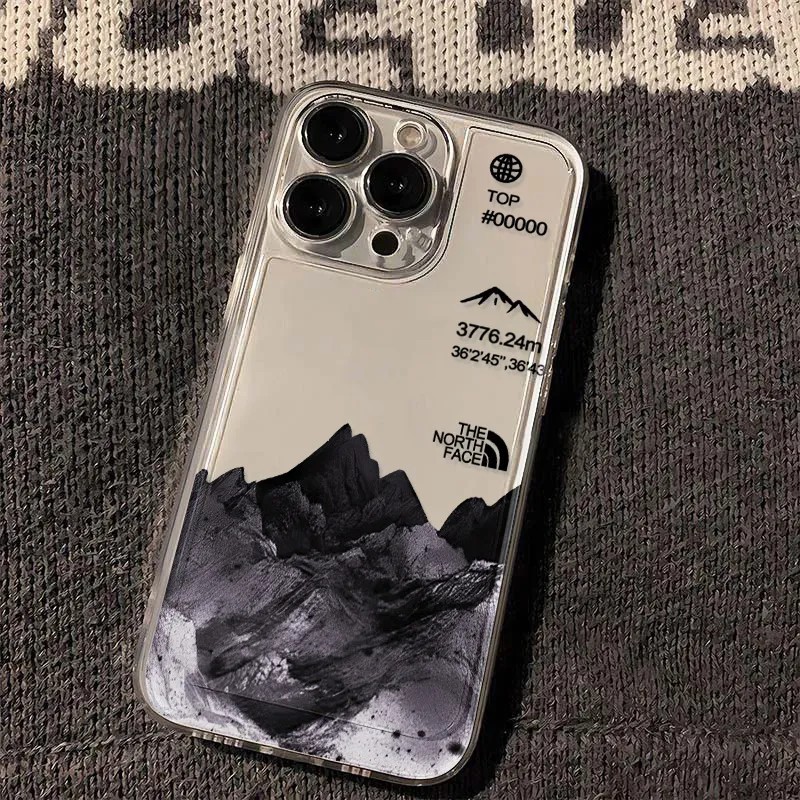Jual Casing iPhone 11 13 15 Tanda trendi The North Face Iceberg case hp