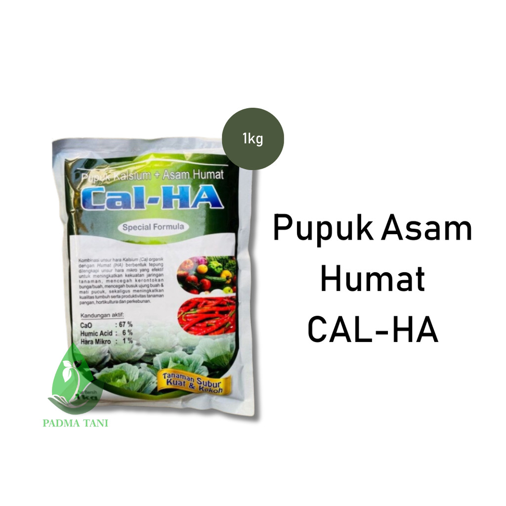 Jual CAL-HA 1 KG CALHA PUPUK KALSIUM ASAM HUMAT KEMASAN PABRIK | Shopee ...