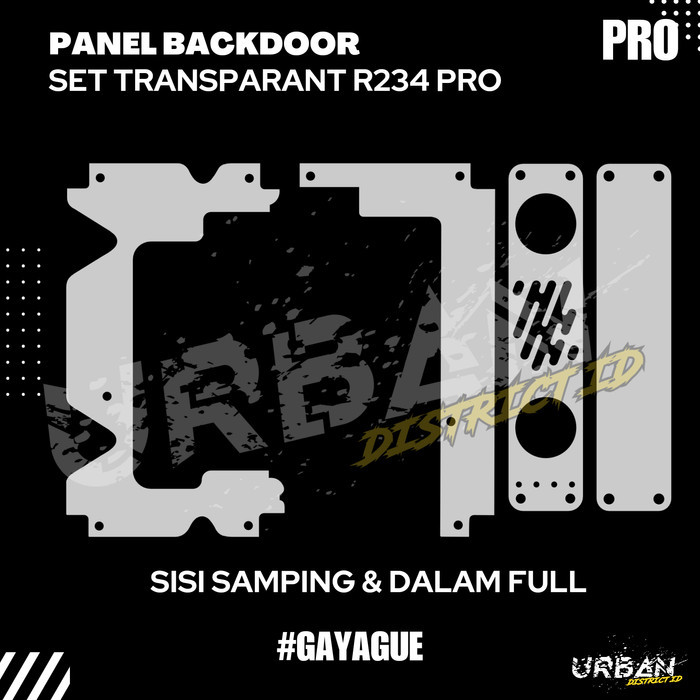 Jual URBAN Cyber Panel Backdoor Akrilik & 3D R234 Pro Series Terbaru by ...