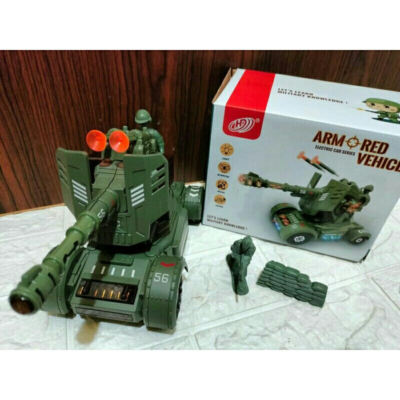 Jual Mainan Mobil Tank yang bisa Menembak (HD9056) MAINAN ARMORED ...
