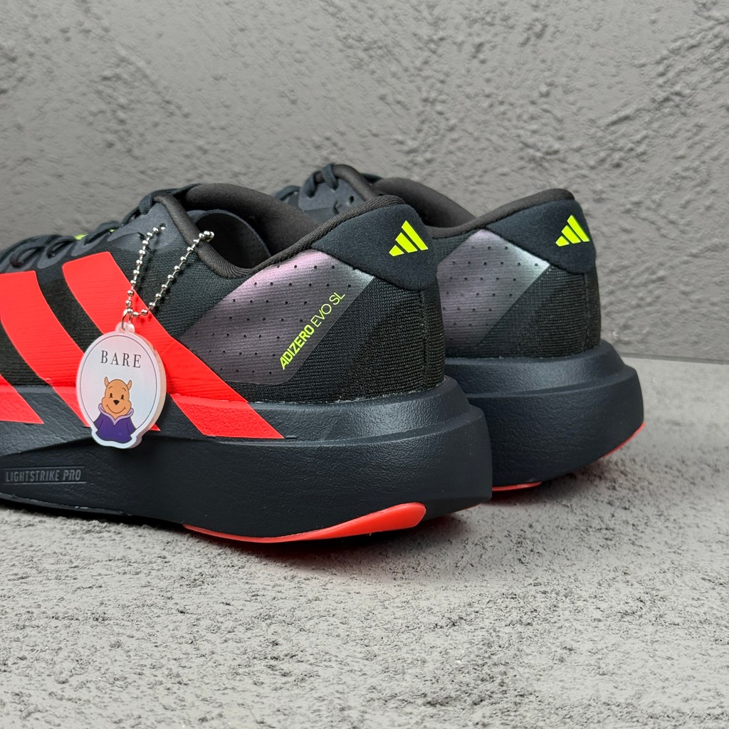 Jual Adidas Adizero Evo SL Carbon Black Lucid Red (100% Original ...