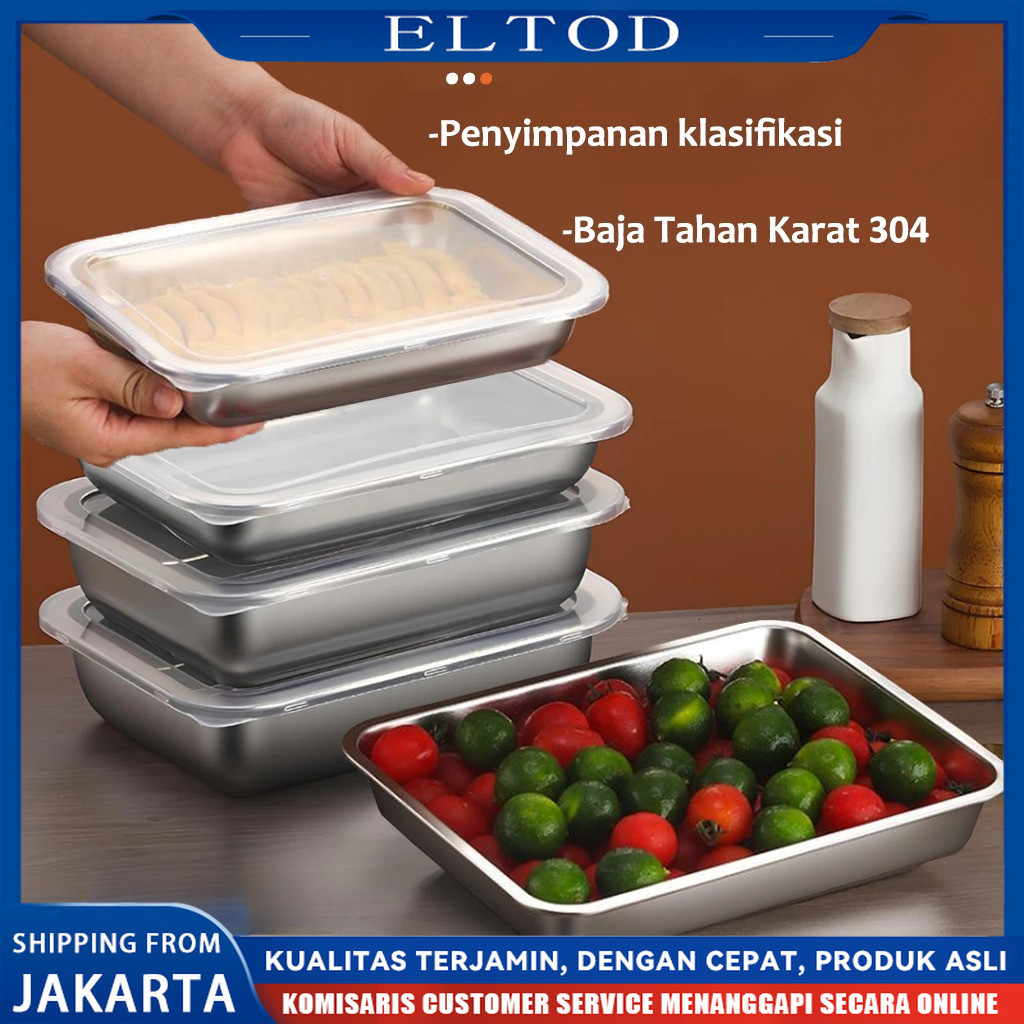 Jual 5 PCS Tempat Wadah Makanan Kontainer Makanan Sayuran Food Box ...