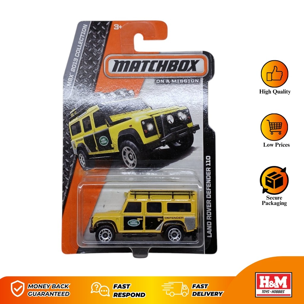 Jual Matchbox Land Rover Defender 110 Kuning - NX1 | Shopee Indonesia