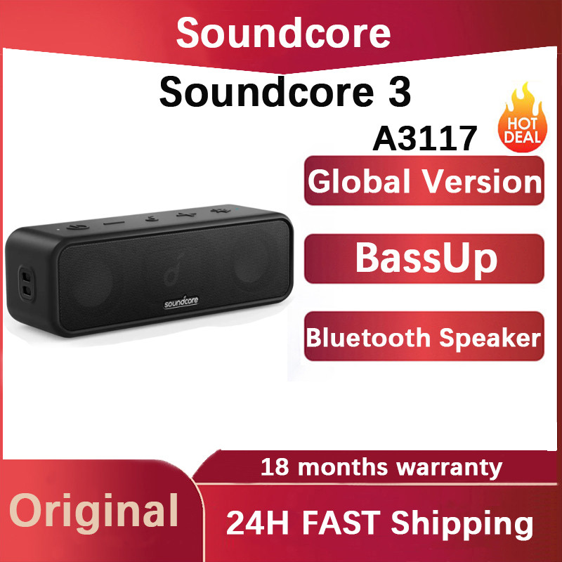 Jual Global Version Soundcore 3 Original Soundcore Bluetooth Speaker ...