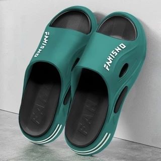 Sandal Pria Jelly Karet Baru Dewasa Pria Sandal Pria Keren Anti-Selip Pria Keren Fashion Kasual