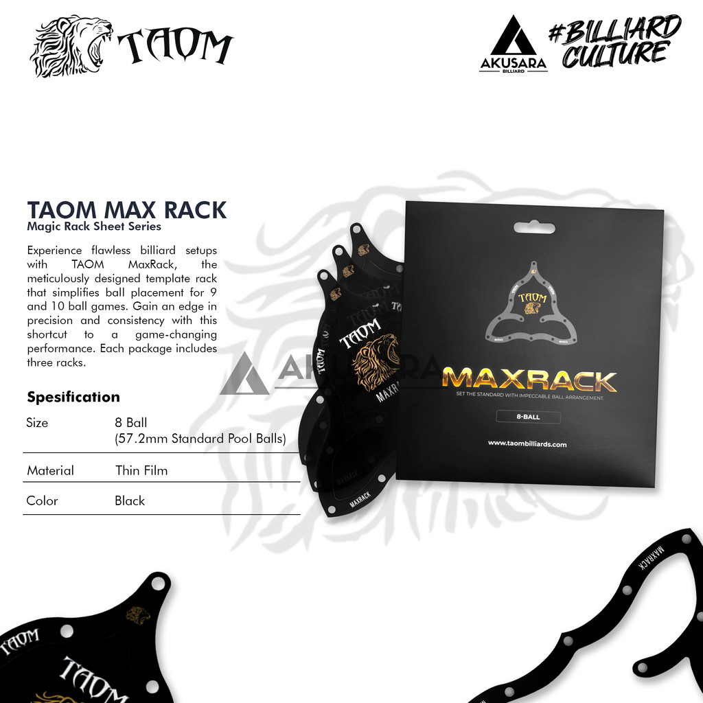 Jual Rack Ball Taom Maxrack Bola Billiard Pool | Shopee Indonesia