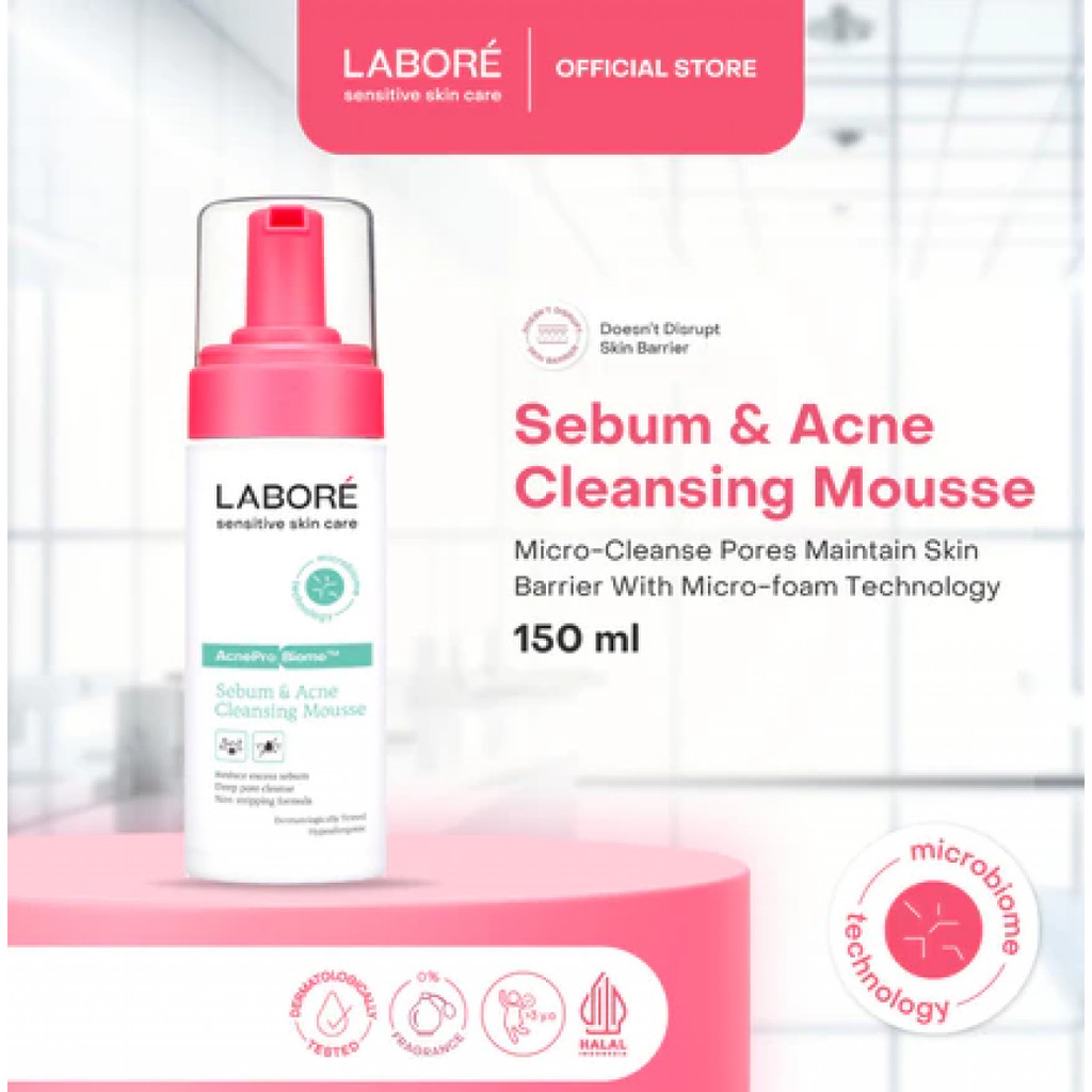 Jual LABORE Sensitive Skin Care AcnePro Biome Sebum & Acne Cleansing ...