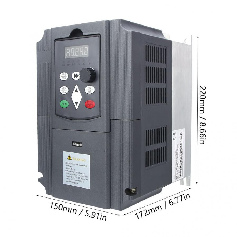 Jual Single Phase 220V To Three Phase 220v Output 2.2KW 3HP Variable ...