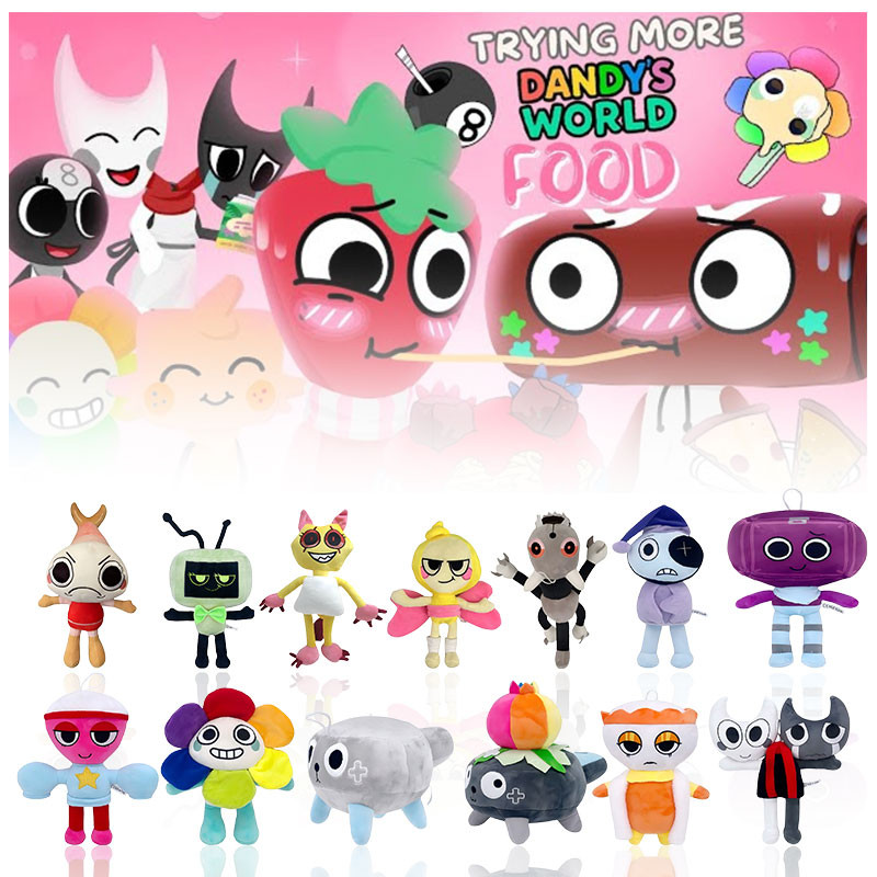 Jual Dandys World Games Plush Toy Christmas Gift Cocoa Tisha Coal Looey ...