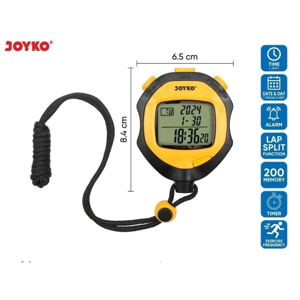 Jual Alat Pengukur Pencatat Waktu JOYKO SW 510 / Stopwatch Digital ...