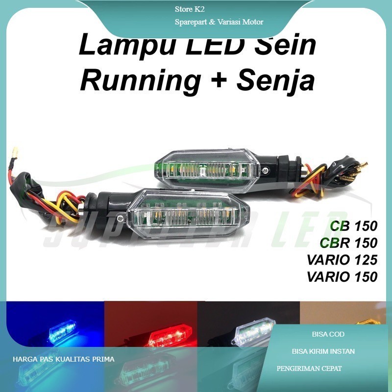 Jual Sen Led Running Lampu Sen Led Running Model Cb150r Allnew ...