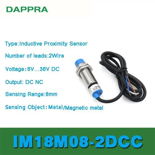 Jual SPC M18 8MM 2 Wire DC 10V Ke 30V NC Inductive Proximity Sensor ...