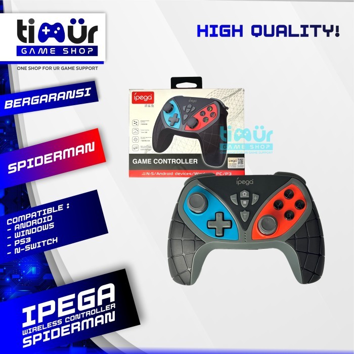 Jual Ipega Spiderman SW018A Stik Stick Gamepad Nintendo Switch Android ...