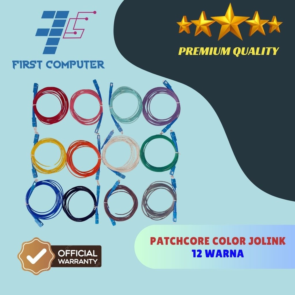 Jual Paket Patchcore - Patchcord JOLINK COLOR isi 12pc | Shopee Indonesia