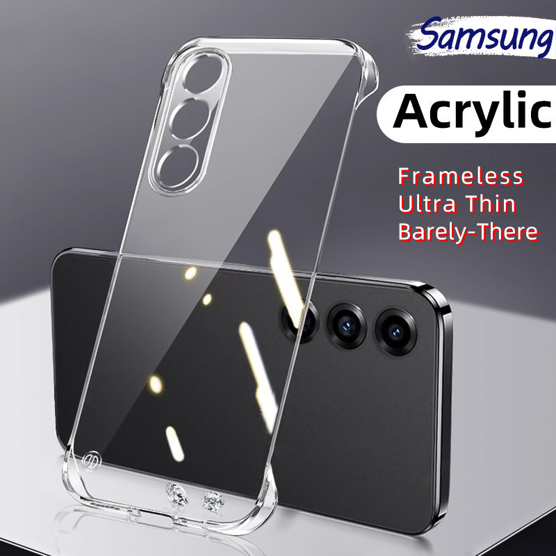 Jual Frameless Casing Samsung Galaxy A55 A54 Ultra Thin Bening A15-5G ...