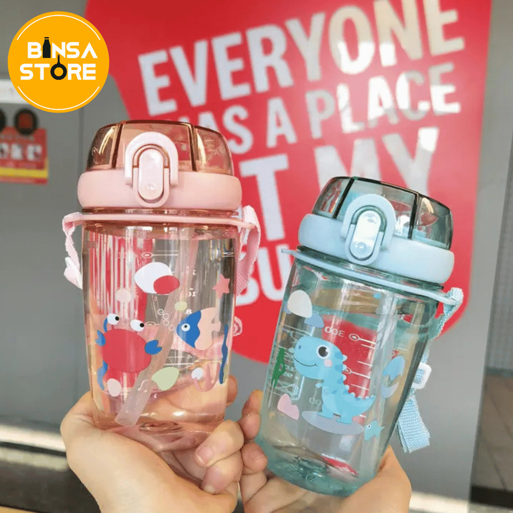 Jual Botol Minum Anak Kartun 650ml Tumbler Botol Minum Anak Dinosaurus ...