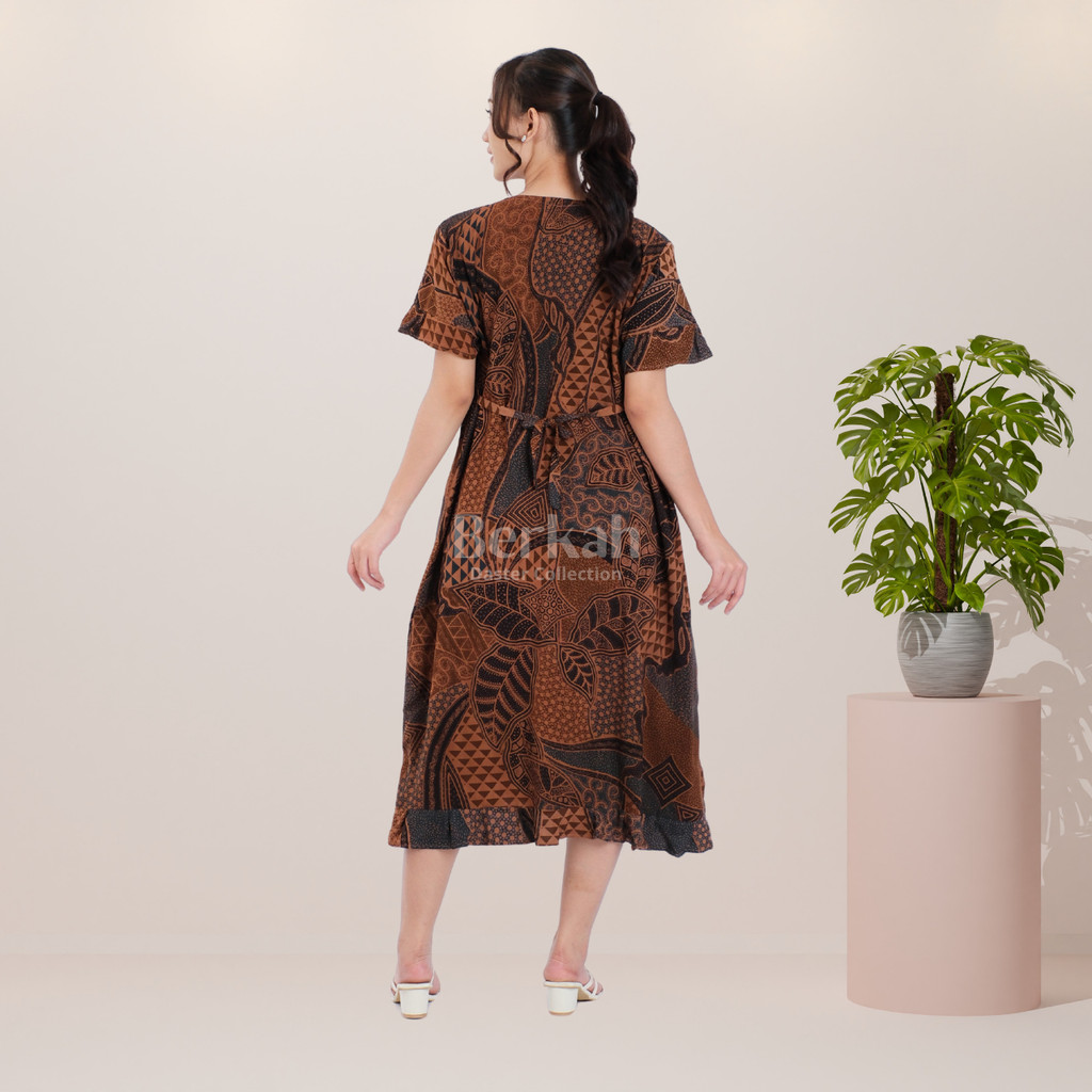 Daster Batik Rayon Busui Resleting Surya Teja 3