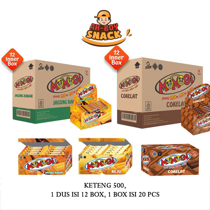 Jual 1 DUS MOMOGI ECER RP 500 ISI (12 BOX X 20 BUNGKUS X 5 GRAM