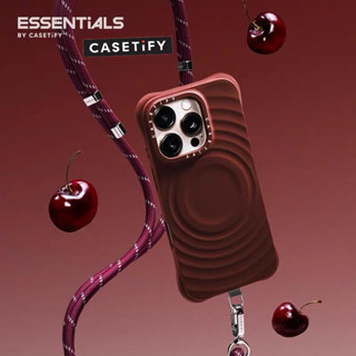 Jual New Cherry Red Ripple Case Essentials By CASETiFY MagSafe Magnetic ...