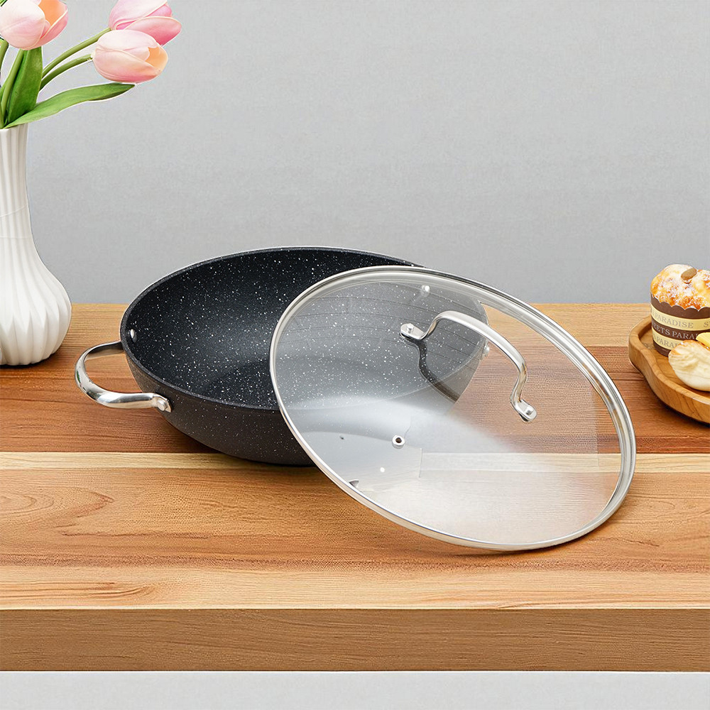 Jual Informa Cooking Color 30 cm Logan Wajan Penggorengan Wok 2 Handle ...