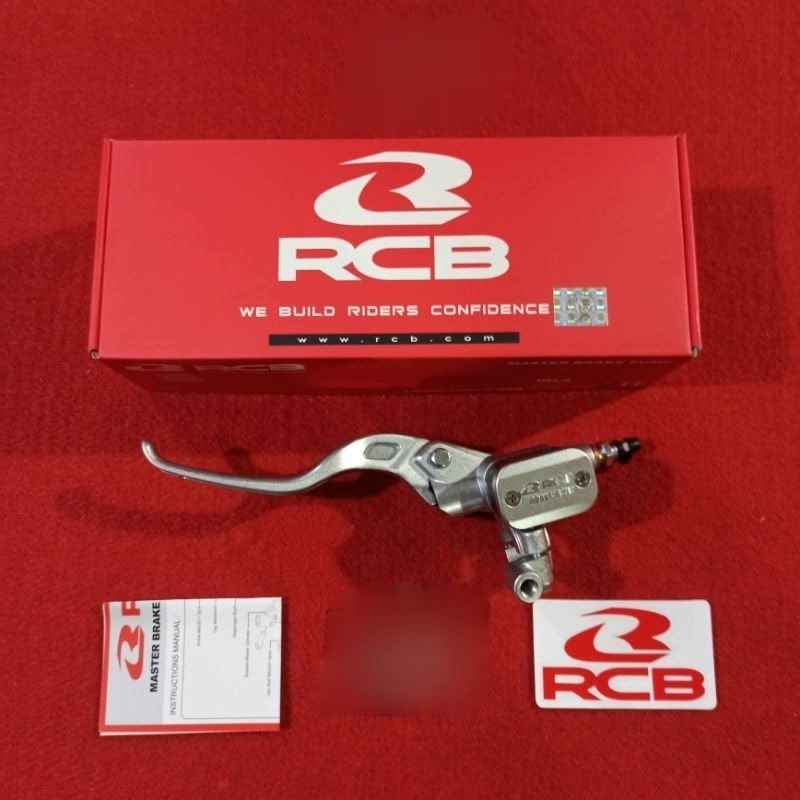Jual Master Rem RCB SILVER Kotak 14 MM E3 + Kiri Kopling Rem R15 Ninja ...