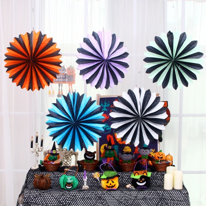 Jual Dekorasi Halloween Paperfan Lampion Rumbai Kertas Hiasan Pesta ...