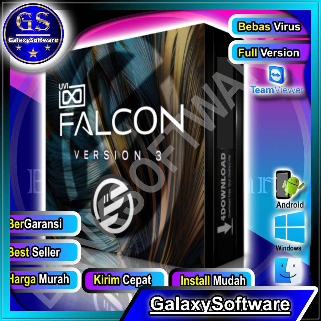 Jual UVI Falcon v3.0.1 2023 Factory Library Soundbank Windows Full