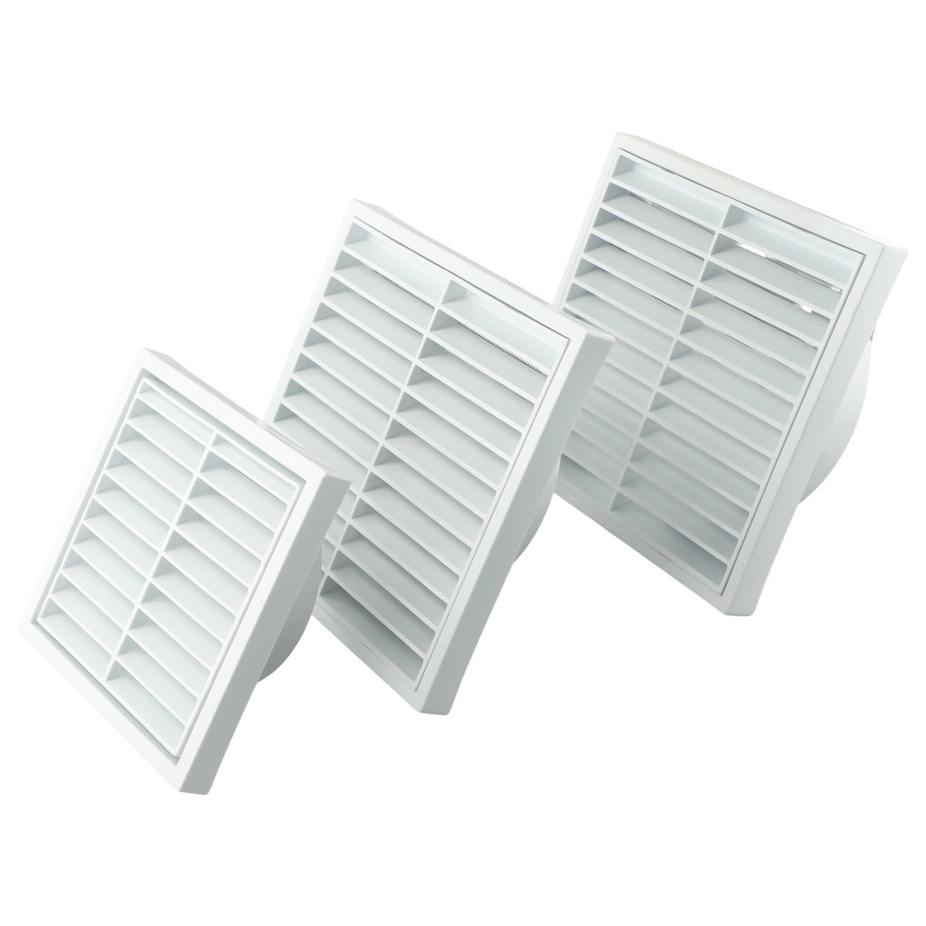Jual Plastic Ventilation Grille With With Steel Mesh Air Outlet Fresh ...