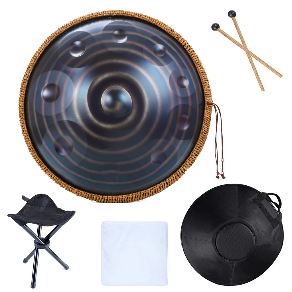 Jual Handpan 432HZ 10 Notes D Minor, 22 Inch Pantam, Steel Drum, Hand ...