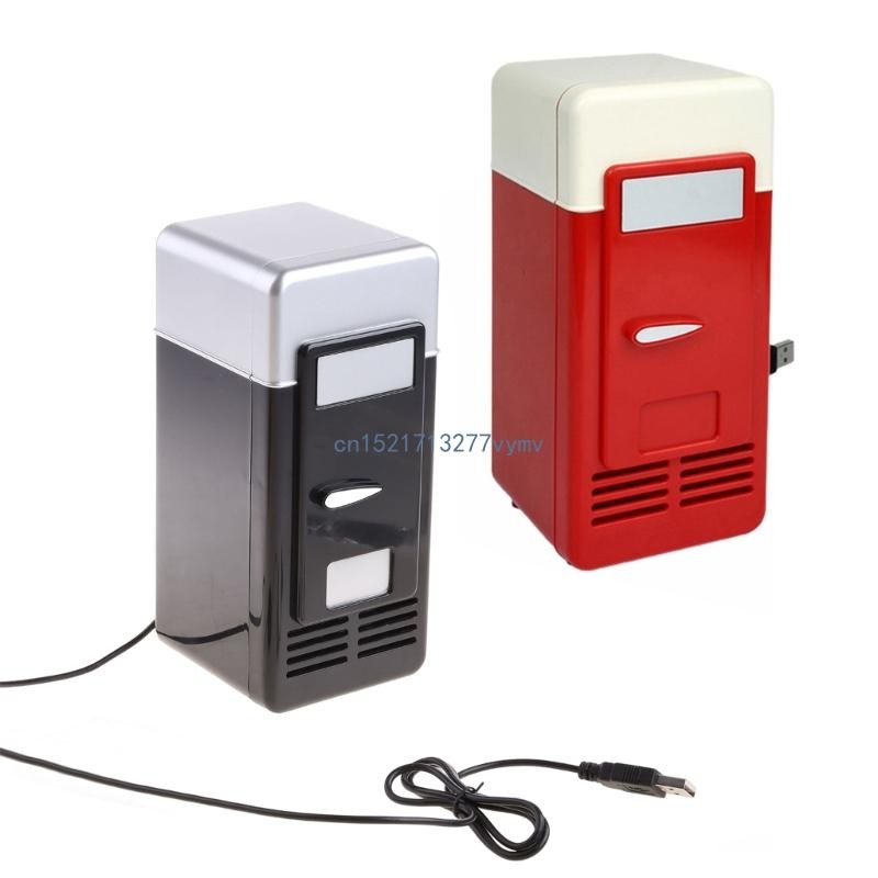 Jual Portable Mini 780ml Fridge USB Powered Car Drink Cooler Home ...