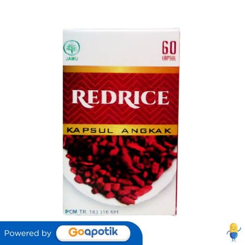 Jual Redrice Kapsul Angkak Botol 60 Kapsul | Shopee Indonesia