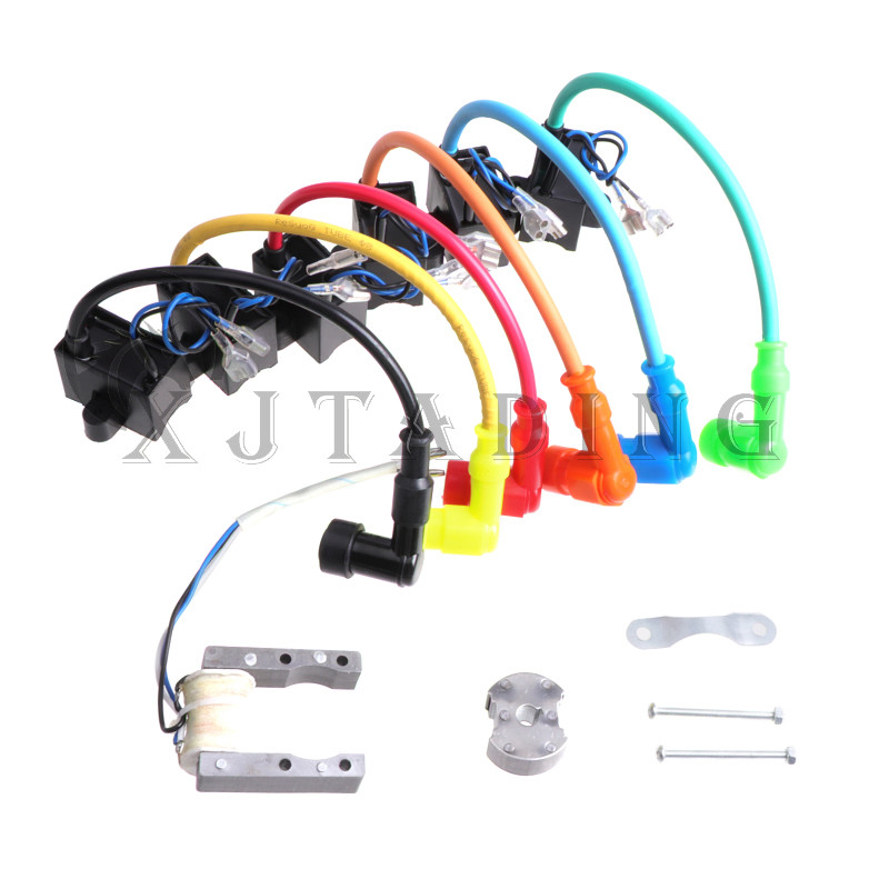 thumbnail interactive-video image 1 of JRL Ignition Coil Spark Plug CDI Box Kit For 49cc 50cc 60cc... 1 of 9
