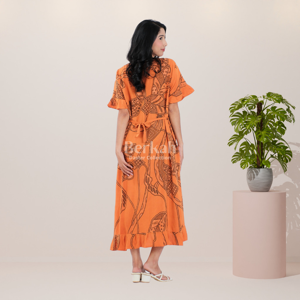 Daster Batik Rayon Busui Resleting Surya Teja 5
