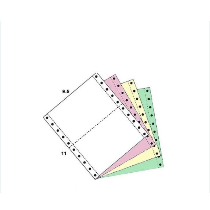 Jual Paperline PPL Continuous Form 4 Ply Warna PRS DIBAGI 2 Kertas ...