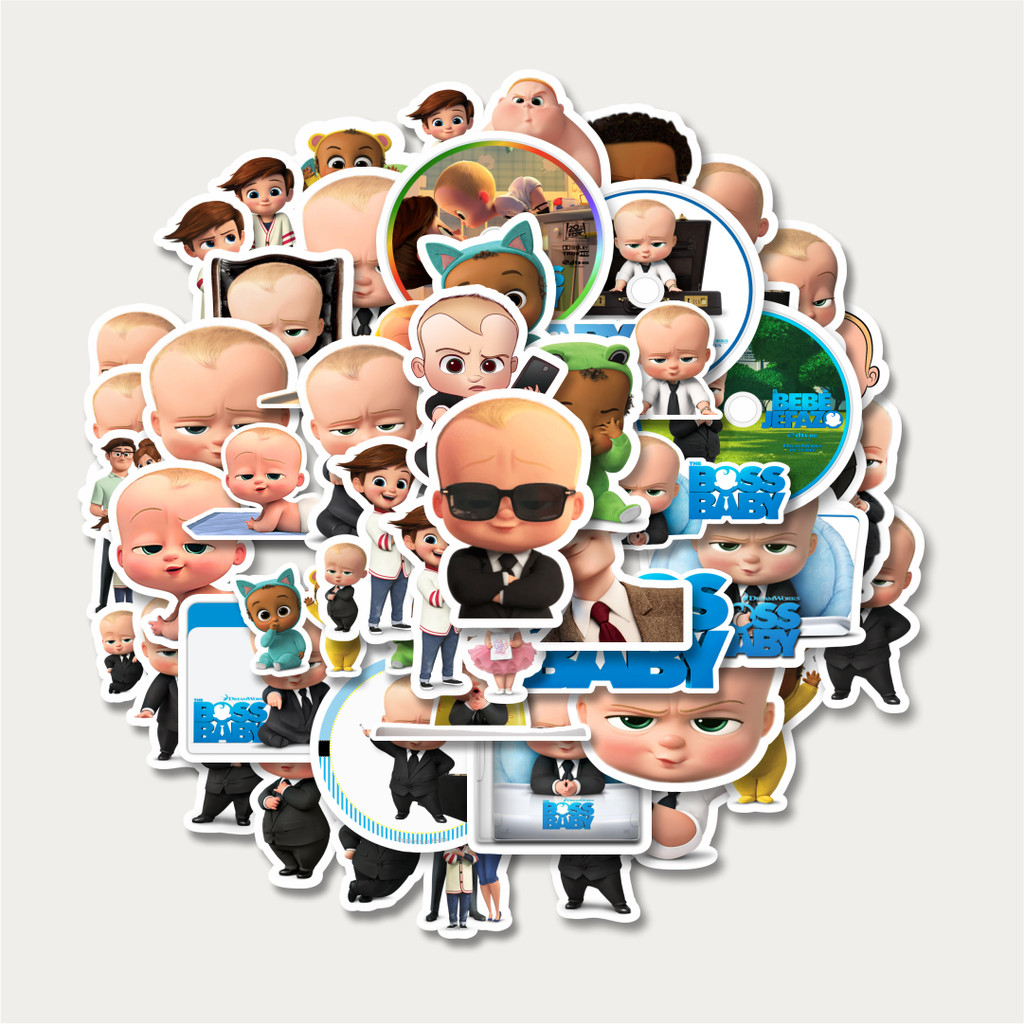 Jual Sticker Pack Stiker Dreamworks Series The Boss Baby Character Mix ...
