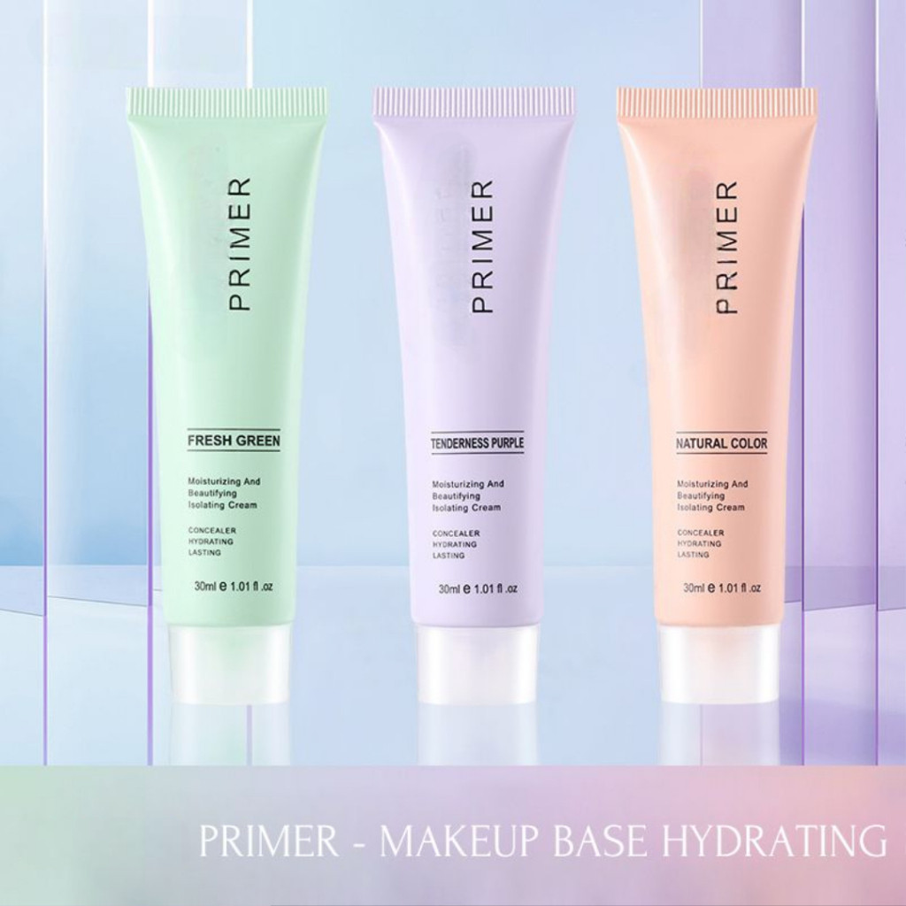 Jual COD 30ml Makeup Primer Base 3 Colors 3803 Waterproof / Primer Make ...