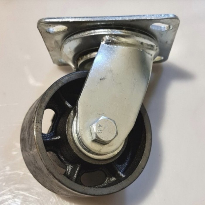 Jual Roda Troli / Caster Wheel / Roda Besi Heavy Duty 4 inch PU ...