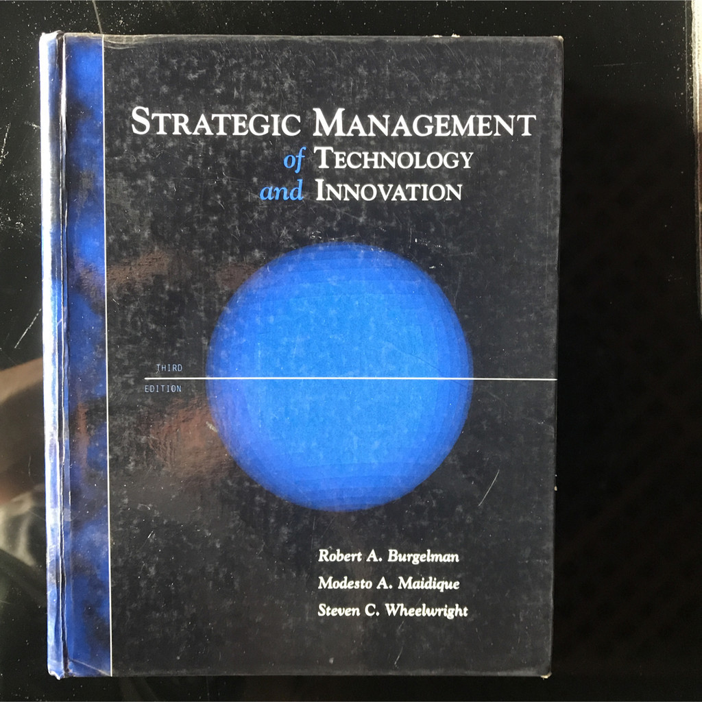 Jual Strategic Management of Technology and Innovation by Robert A ...