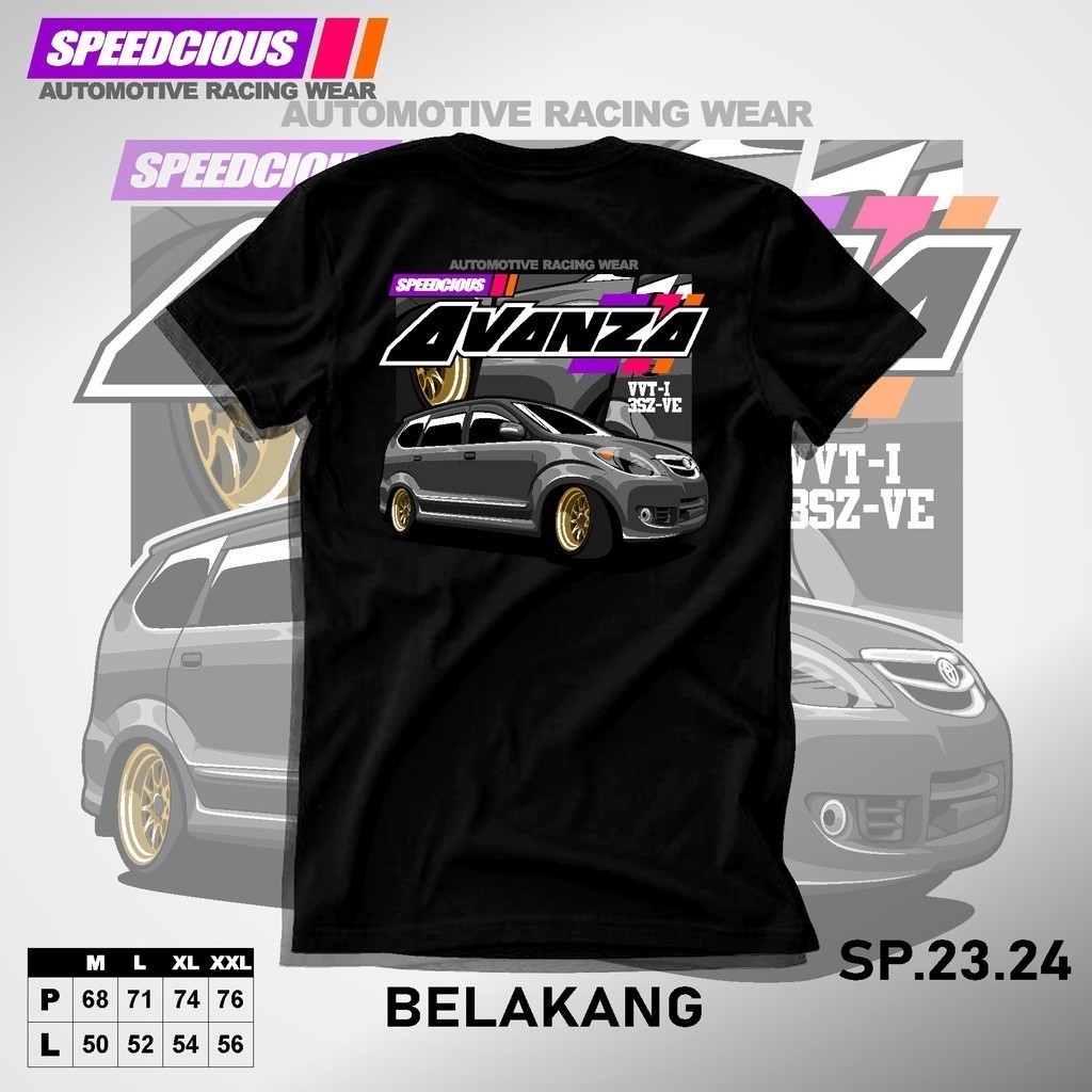 Jual Baju Kaos Mobil Avanza - Kaos Distro Pria Wanita Mobil Toyota ...