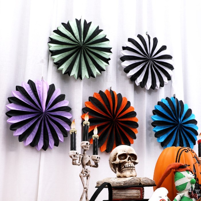 Jual Dekorasi Halloween Paperfan Lampion Rumbai Kertas Hiasan Pesta ...