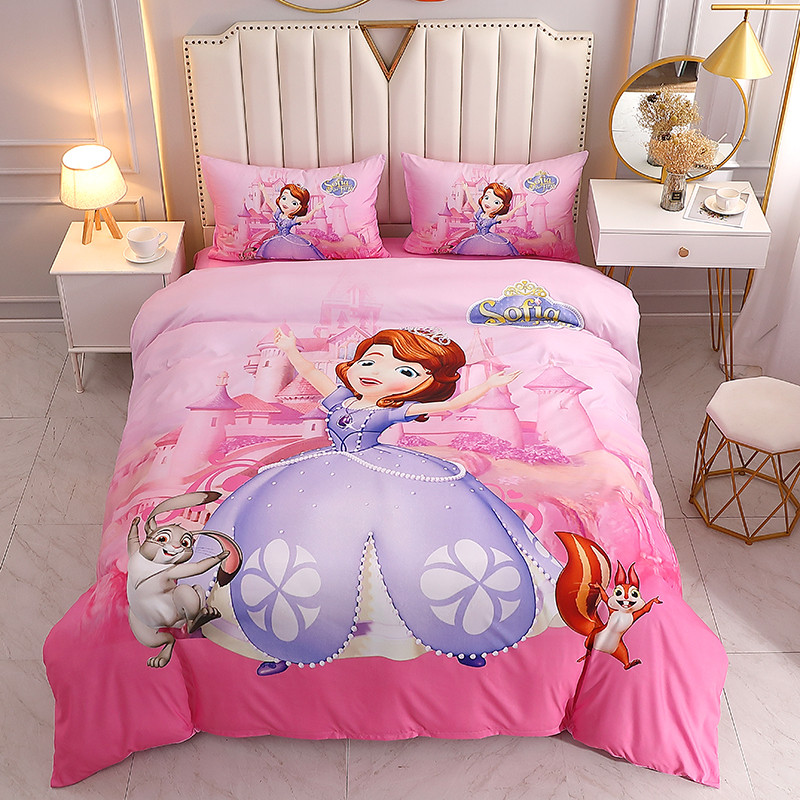 Jual Disney Sofia Princess Bedding Bed Sheet Set Girls Quilt Duvet