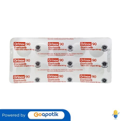 Jual Orinox 90 Mg Strip 10 Tablet | Shopee Indonesia