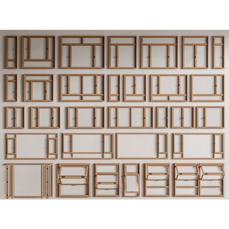 Jual 【SKP055】 Sketchup Window frame model | Shopee Indonesia