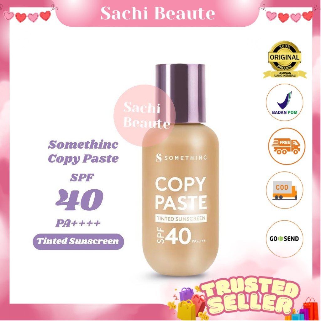 Jual SOMETHINC Copy Paste Tinted Sunscreen SPF 40 PA++++ - Skin Tint ...