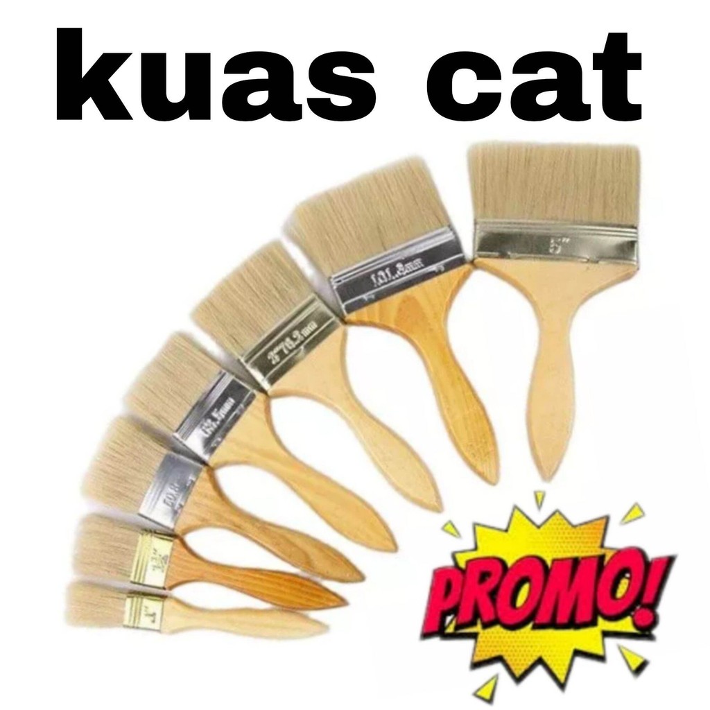 Jual HARGA Kuas Tangan Polos / Kuas Cat Polos / Koas Cat / Koas Tangan ...